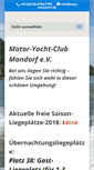 Mobile Screenshot of myc-mondorf.de
